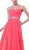 Twisted Ruched Jeweled Sweetheart A-line Dress
