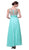 Sleeveless Bedazzled Plunging V-neck A-line Dress