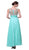 Cinderella Divine - Sleeveless Bedazzled Plunging V-neck A-line Dress