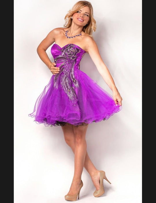 CL1515 Dress in Purple