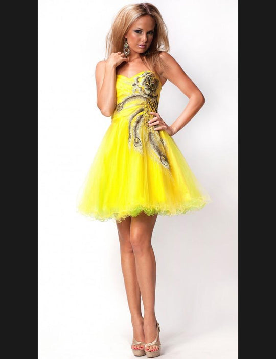 CL1515 Dress in Yellow
