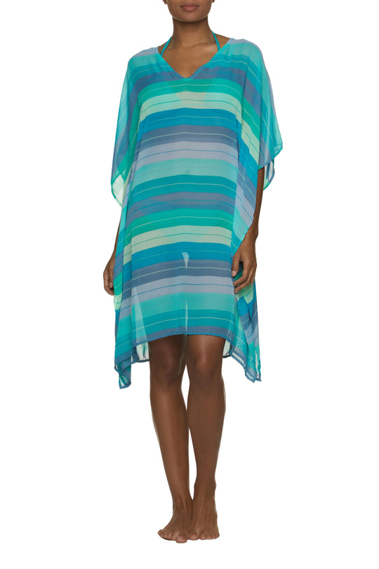 BEACH PONCHO-JADE COAST
