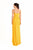 Beside Couture by Gemy - CPF12 3257 Twisted Ruched Sheath Dress In Yellow