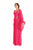 Beside Couture by Gemy - CPF12 3268 V-neck Draped Gown   In Pink