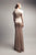 Beside Couture by Gemy - CPF13 3638 Sequined Fitted Evening Dress In Gold