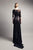 Beside Couture by Gemy - CPF13 3649 Sequined Lace Sheath Dress In Black