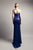 Beside Couture by Gemy - CPF13 3655 Beaded Strapless Dress with Sit In Blue