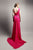 Beside Couture by Gemy - CPF13 3665 Embellished Ruched Sheath Dress In Pink