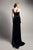 Beside Couture by Gemy - CPF13 3682 Fitted Side Embellished Dress In Black