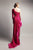 Beside Couture by Gemy - CPF13 3687 Bedazzled Sheath High Low Dress In Pink