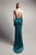 Beside Couture by Gemy - CPF13 3689 Fitted Dress with Open Back In Green