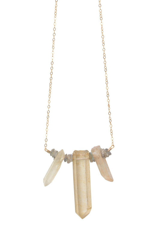 Gypsy Moon Crystal Necklace