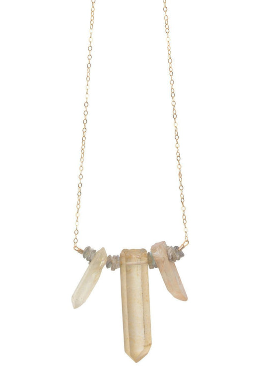 Heather Gardner - Gypsy Moon Crystal Necklace