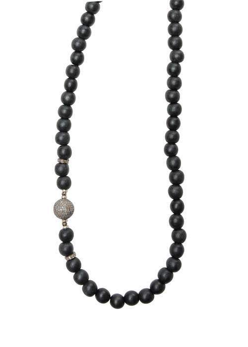 Heather Gardner - Diamond Ball and Diamond Accent Beads Necklace