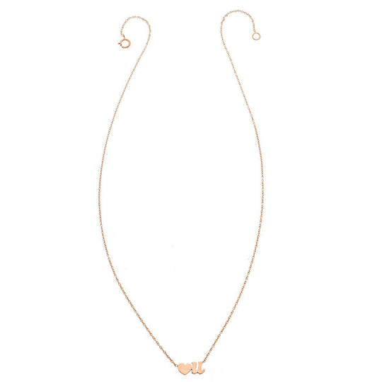 Heather Hawkins - HeartU script Necklace