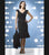 Daymor Couture - Embellished V-Neck Sheath Dress 8025 in Black