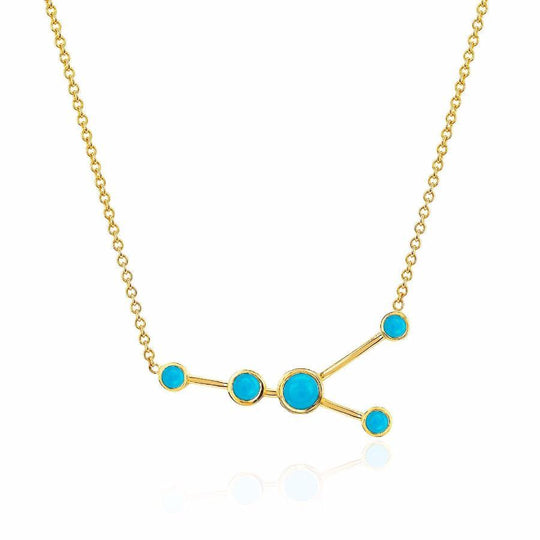 Cancer Turquoise Constellation Necklace
