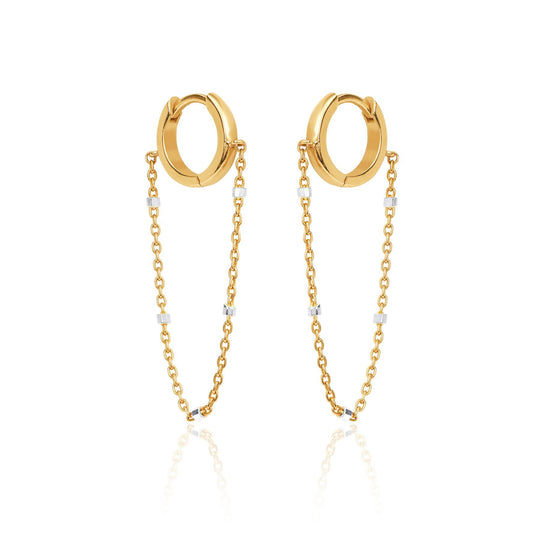 NEW! Solid Mini Goddess Chain Earrings