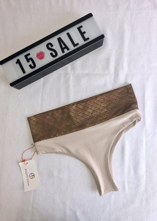 Paraiso/Nude High waisted - Small - SAMPLE