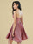 Clarisse - 3904 Strapless Sweetheart Pleated A-line Dress In Red
