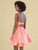 Clarisse - 3938 Embellished Bodice and Strap Cocktail Dress In Pink