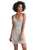 Clarisse - S3790 Halter V-neck Sheath Dress In Gray