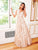 Clarisse - 3715 Beaded Strappy Glitter A-Line Gown In Gold