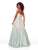 Clarisse - 3821 Shimmery Strapless Sweetheart A-line Dress in Neutral