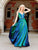 Clarisse - 3859 Embellished Deep V-neck A-line Dress In Green