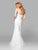 Clarisse - 600105 Embroidered Strapless Mermaid Gown In White
