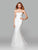 Clarisse - 600105 Embroidered Strapless Mermaid Gown In White