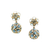 Blue Topaz Dangling Ball Earring