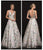 Colors Dress - Colors Couture - Sleeveless Ornate Lace A-Line Gown J051 In Green/Grey and Multi-Color
