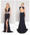 Colors Dress - 1816 Bedazzled Illusion High Sheath Dress In Blue