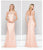 1830 Beaded Lace Illusion Evening Gown