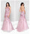 Colors Dress - 1843 Floral Accented Mermaid Dress In Purple