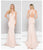 Colors Dress - 1931 Halter Neck Sheath Dress In Pink