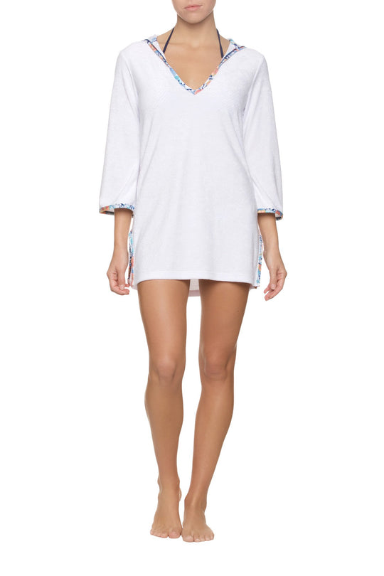 HOODED TERRY COVER-UP-PACIFIC RIM