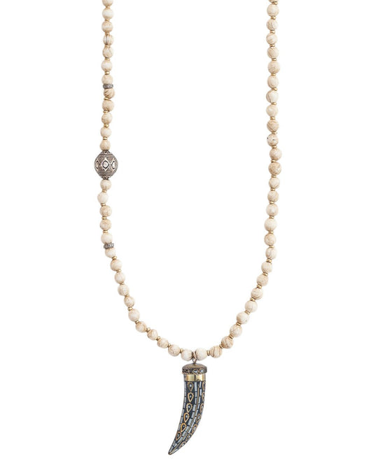Conch Shell Diamond Necklace:  One of a kind!!