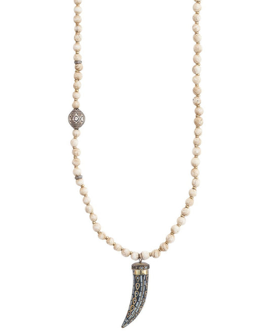 Heather Gardner - Conch Shell Diamond Necklace:  One of a kind!!
