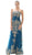 May Queen - Scalloped Neck Gilded Long Prom Gown