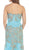 May Queen - Scalloped Neck Gilded Long Prom Gown