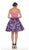 May Queen - RQ7459 Two Piece Lace and Floral Cocktail Dress