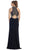 Elegant High Neck Long Dress