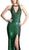 Sleeveless Sequined Sheath Prom Dress With Train