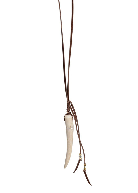 Crystal Antler Necklace