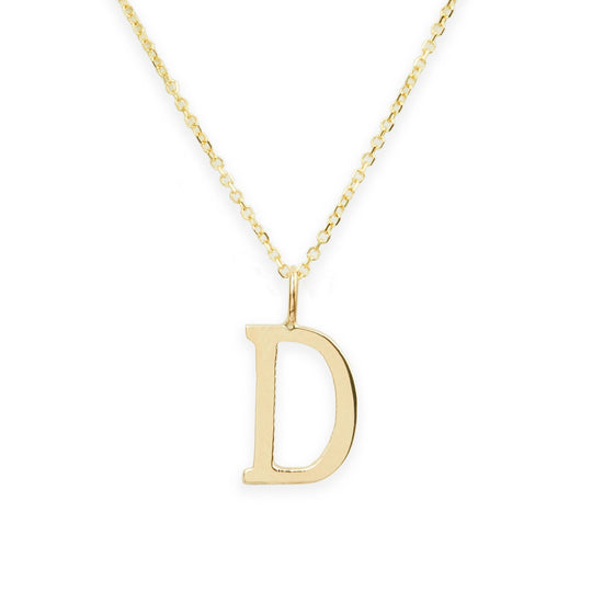 Elizabeth Buenaventura -  Initial Charm Necklace
