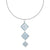 Sky Blue Topaz and Diamond Necklace in 18kt White Gold