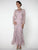 D1104 Rose Lace Three Pieces Skirt Set