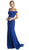 Off Shoulder Long Formal Evening Dress